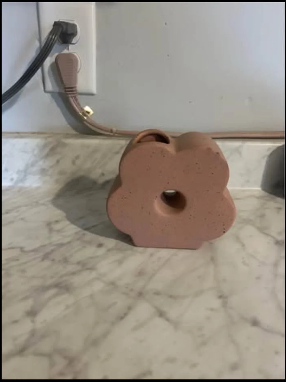 Decorative Flower Ceramic Holder - Pink